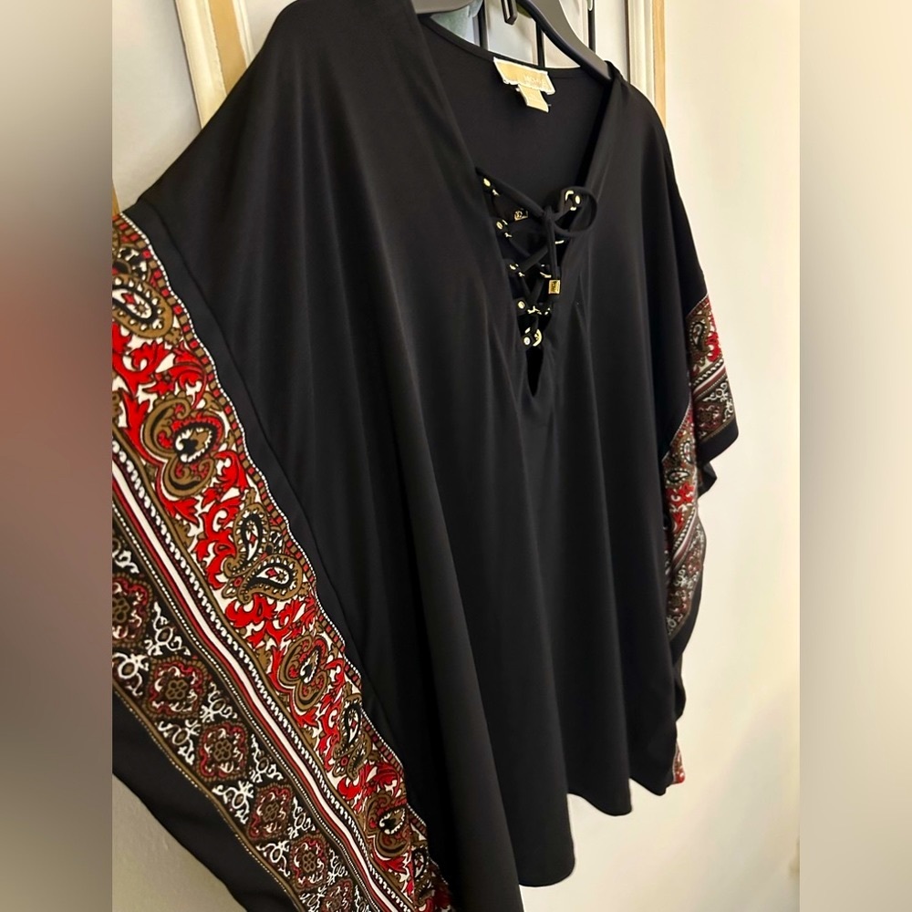 Michael Kors - Poncho Style Blouse Top Tunic